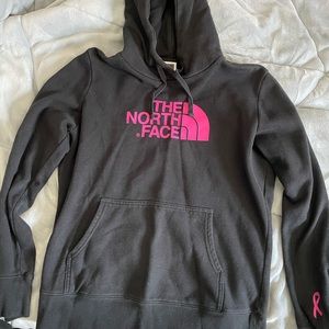 North face breast cancer awareness pullover hoodie